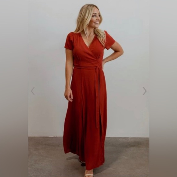 🆕 Bluivy Veronica wrap dress SZ MED - Picture 1 of 9